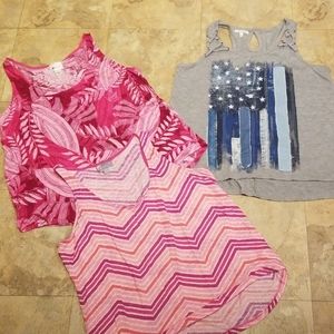3 tank tops. XL.Maurices and Stylus brands.